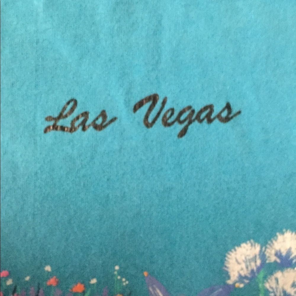 Vintage floral Las Vegas tee shirt grandma tourist - Picture 4 of 5